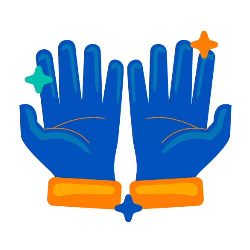 Fleece gloves