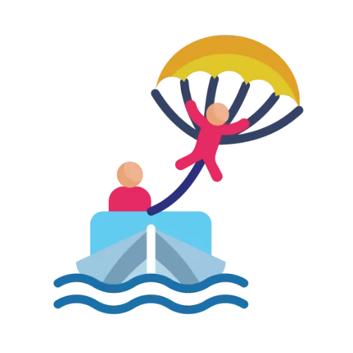 Parasailing activity